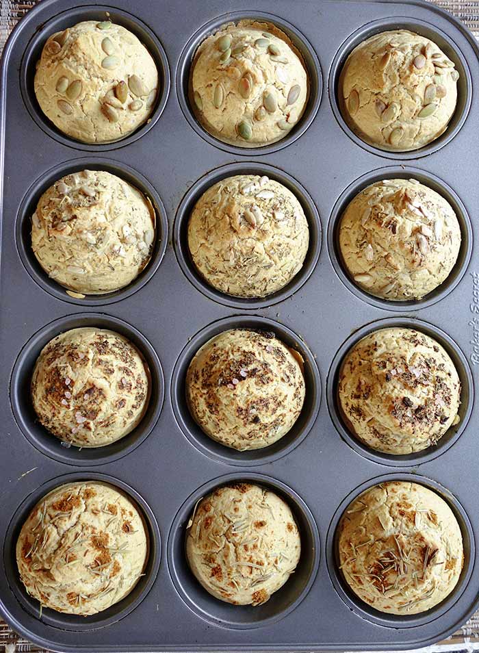 Recette Muffins Salés aux Graines et Herbes de Provence