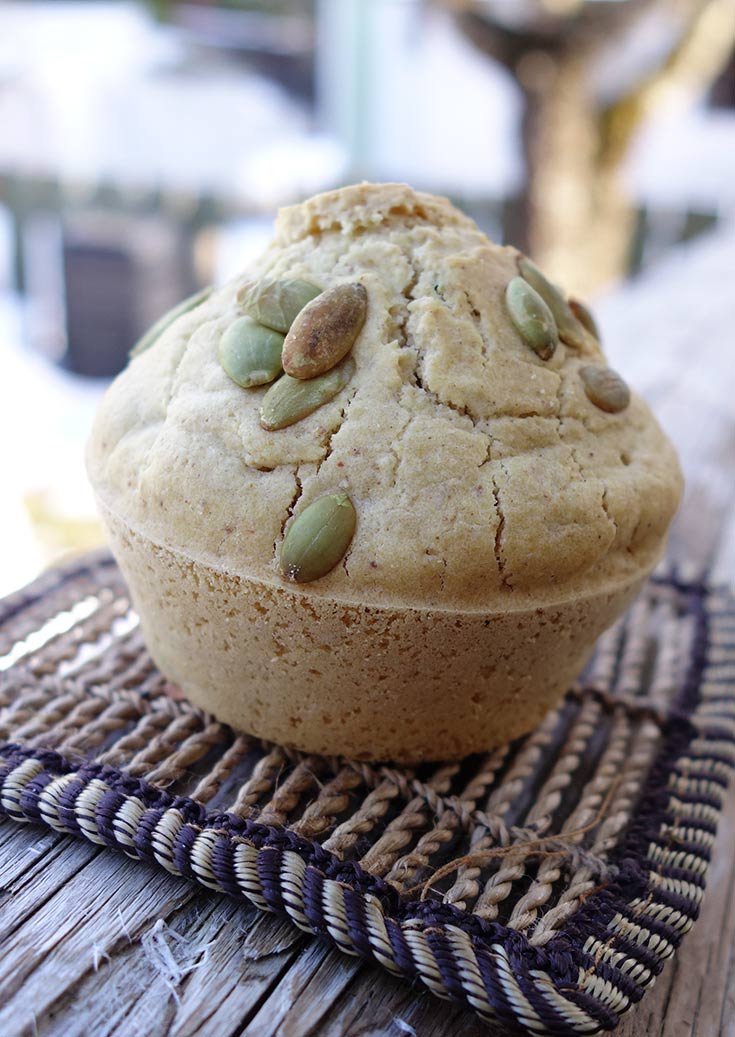 Gluten-free muffins with Pumpkin Seeds