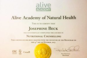 Certified Nutritional Counsellor Diploma - Alive Academy, Vancouver, Canada