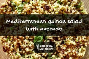 Mediterranean Quinoa Salad Recipe with Avocado